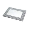 Candlesticks Tray - 40/30cm Black Mirror