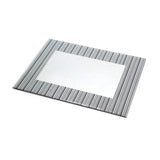 Candlesticks Tray - 40/30cm Black Mirror