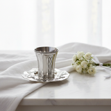 Kiddush Cup - Silver Plated & Plate