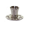 Kiddush Cup - Silver Plated & Plate