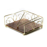 Serviette Holder - Gold Plated