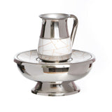 Mayim Achronim - Stainless Steel Geometric Design / White & Gold