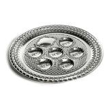 Seder plate Passover (pesach) - Silver plated 30cm