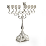 Chanukah Menorah - Pilgrim Silver Width 23cm H30