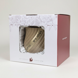 Beige Washing Cup with Hebrew Text in Judaica Gift Box