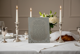 Candle Lighting Plaque Shabbat Table