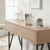 Charity box on entryway console