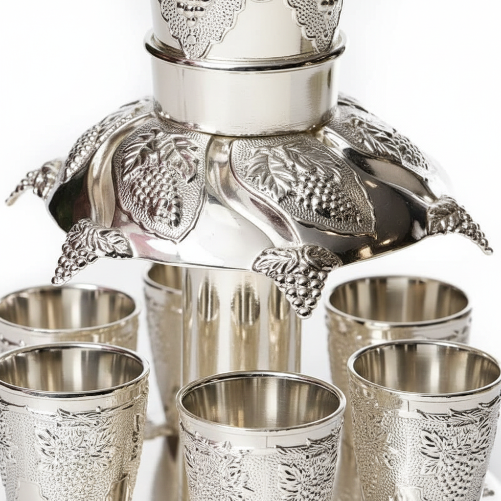 Close-up detail of wine dispenser