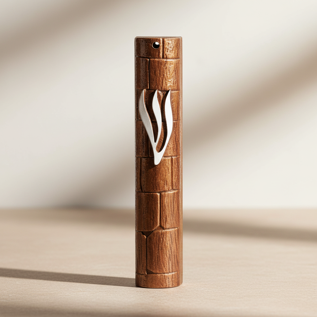 Close-up of Kotel Mezuzah