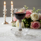 Close-up with Wine
