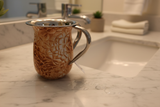 Copper Washing Cup Sink Close-up