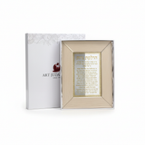 Cream Framed Blessing in Art Judaica Box