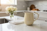 Cream Pearl Cup Kitchen Sink Counter
