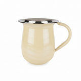 Cream Pearl Washing Cup White Front