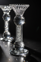 Crystal Candlesticks Detail Shot