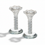 Crystal candlesticks detail