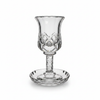 Crystal Kiddush Cup White Front