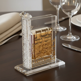 Crystal Matches Holder with Properly Sized Matches