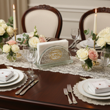 Crystal napkin holder lifestyle scene
