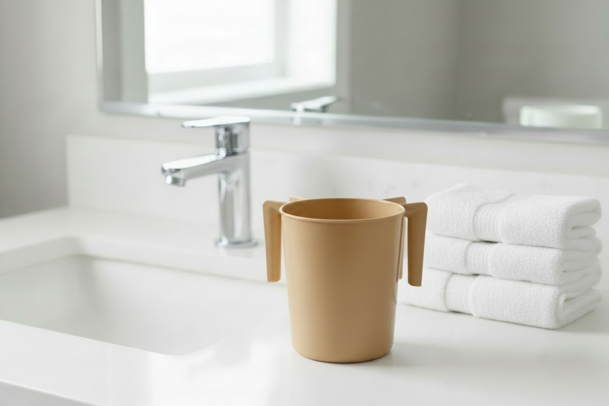 Dark Cream Washing Cup - Darker
