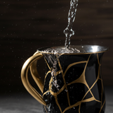 Dramatic water pour detail