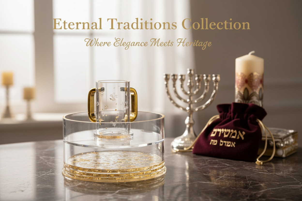 Elegant collection banner with Mum Washing Cup