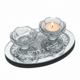 Glass Candlesticks Detail View