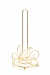 Gold Wire Stand White Angle