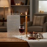 Havdalah Bencher with Candle and Spice Box