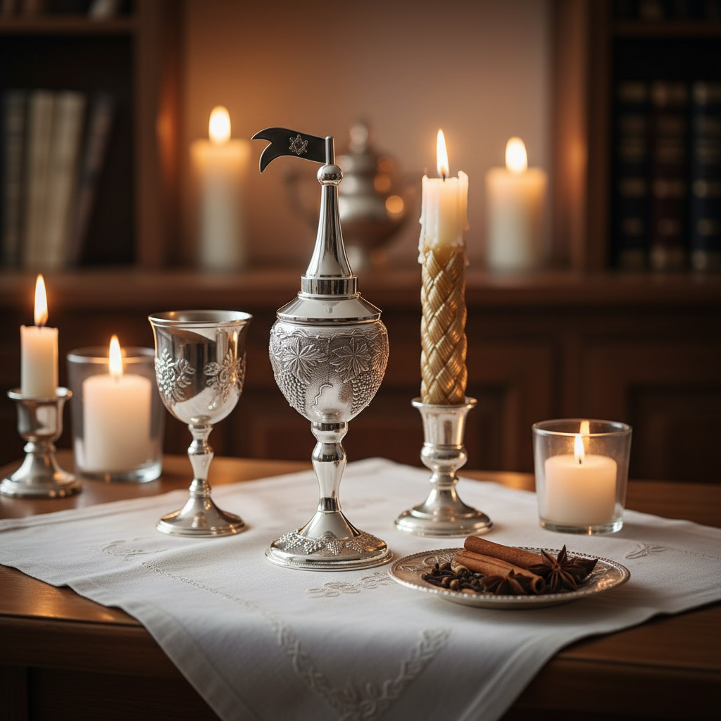 Havdalah table setting