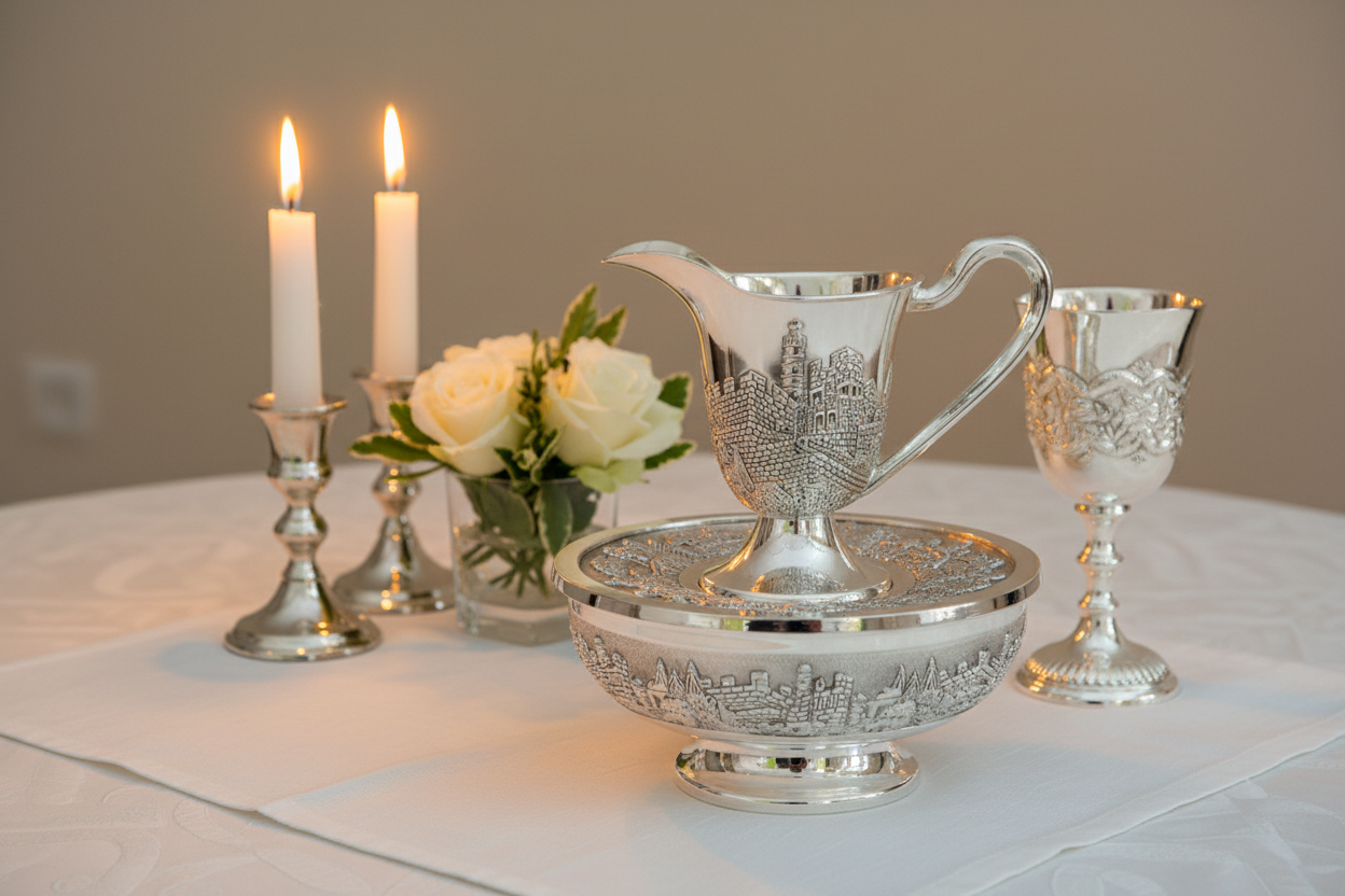 Jerusalem Mayim Acharonim Shabbat Table