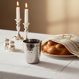 Kiddush Cup on Shabbat Table
