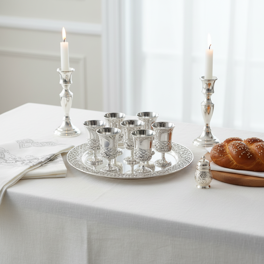 Kiddush Cup Set - Sharp Shabbat
