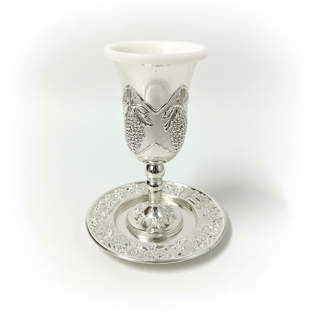 Kiddush Cup White Background