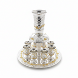 Kiddush Wine Fountain Set White Front