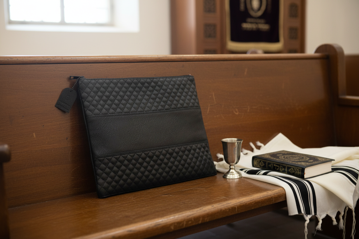 Lifestyle shot on synagogue bench