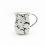 Marble Washing Cup White Front