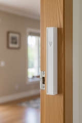 Mezuzah on door frame