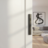 Mezuzah on doorframe