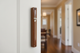 Mezuzah on doorframe