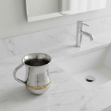 Modern bathroom setting