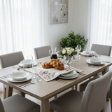 Modern Shabbat table setting