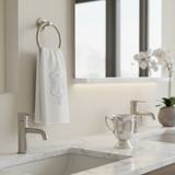 Netilat yadaim towel hanging near sink