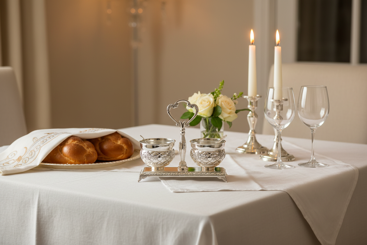 Salt Cellar Shabbat Table