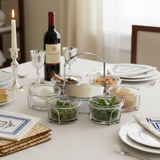 Seder Plate on Festive Table