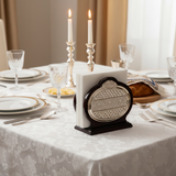 Serviette holder on Shabbat table