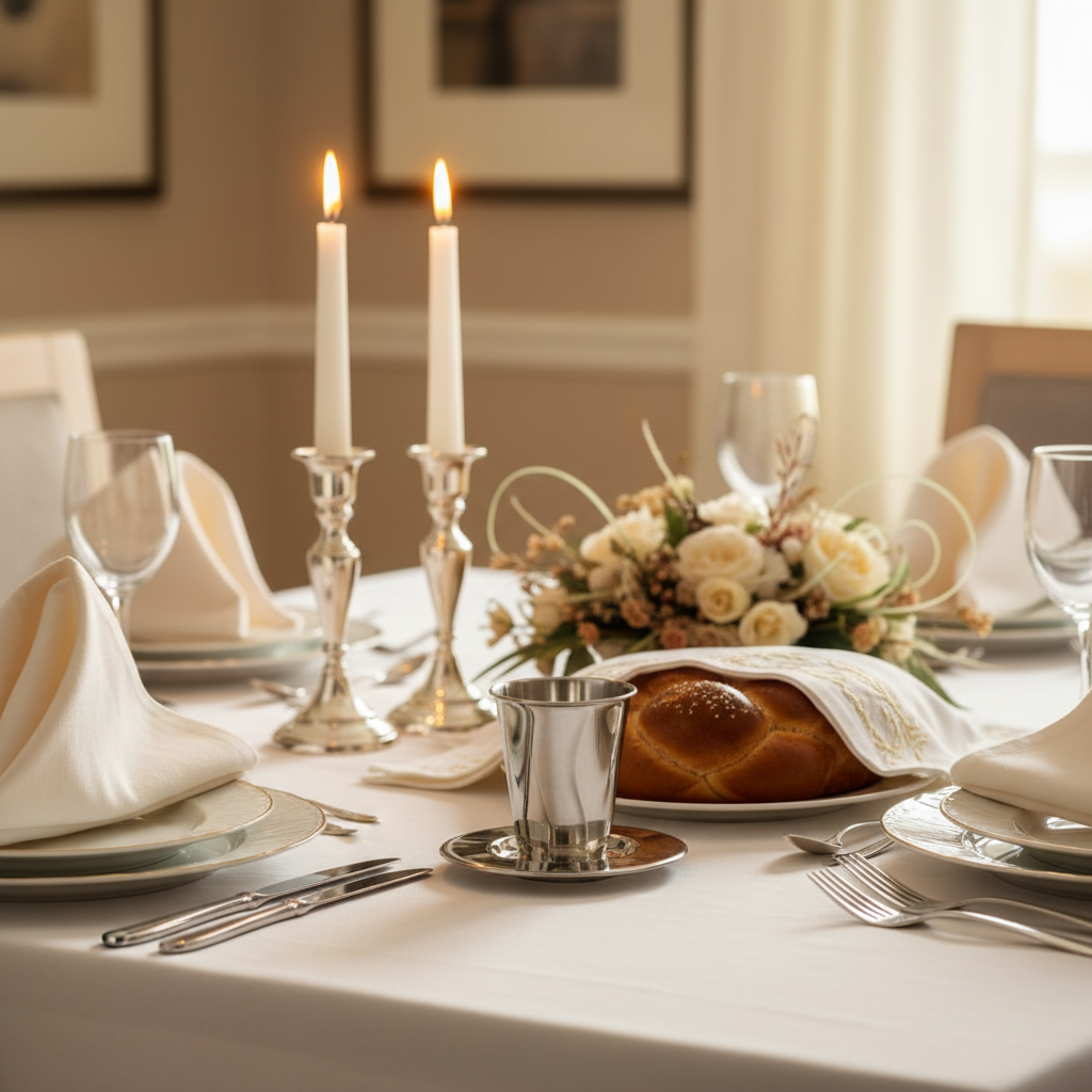 Shabbat Table Setting