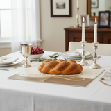 Shabbat table setting