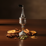 Silver perfume with spices