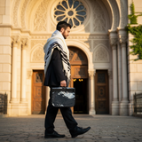 Tefillin case being carried